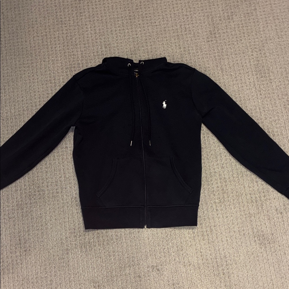 Navy zip-up Hoodie polo ralph Lauren